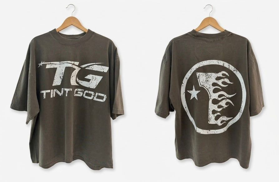 Vintage black Big logo Tintstar Tee